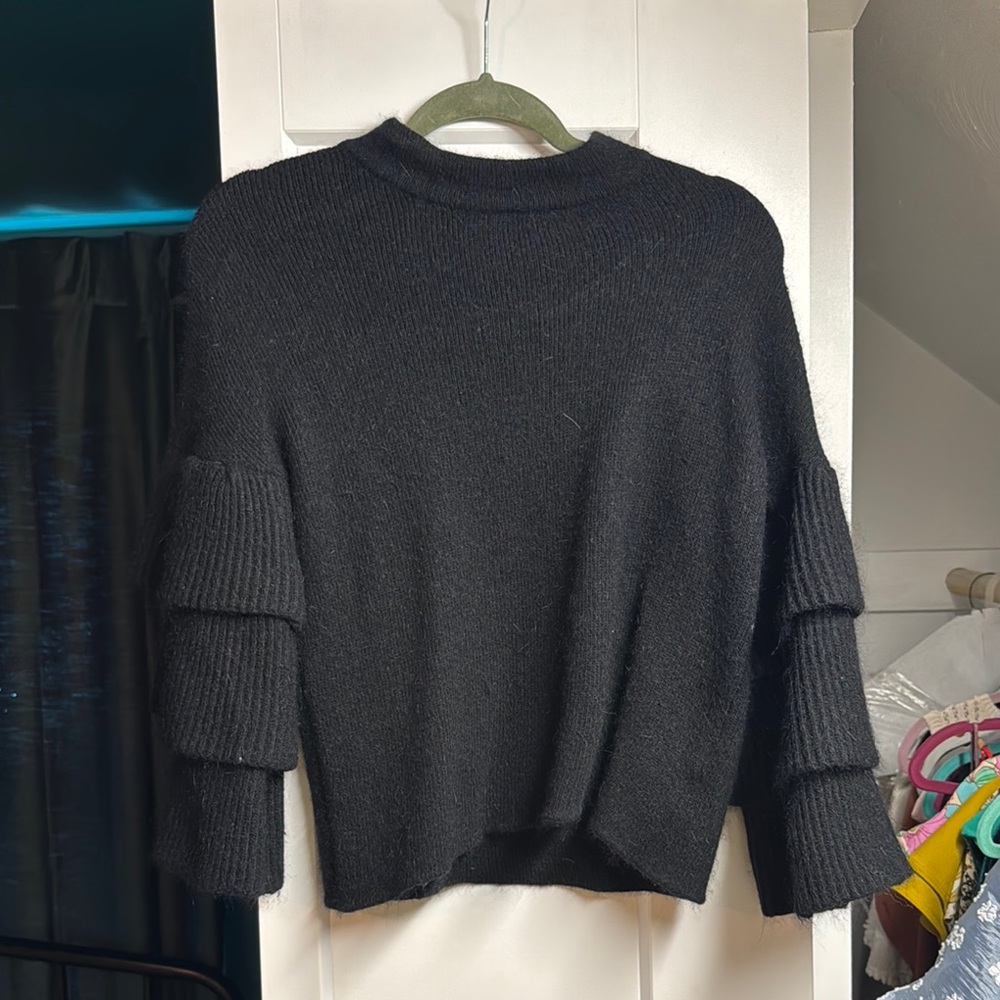 Gianni Bini Black Cowl Neck Sweater